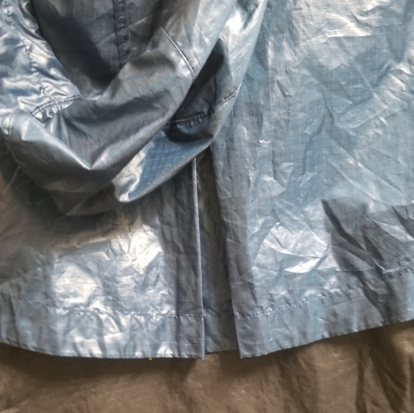 Nike zip windbreaker hooded lightweight rain jacket blue - Picture 7 of 7